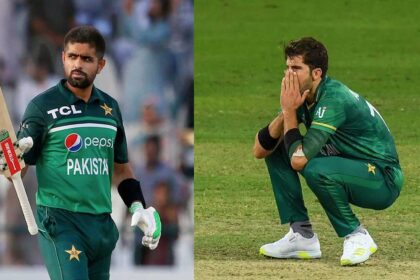 Shaheen Afridi clashes with Babar Azam