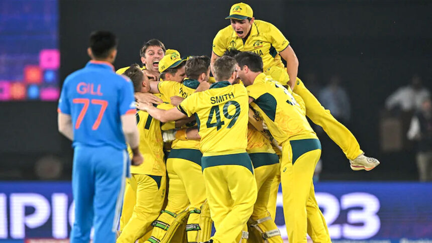 Australia won the World Cup for the sixth time